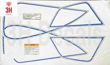 Custom made Suzuki GN125 GN 125 GN 80 E Graphics Decals Stickers full set