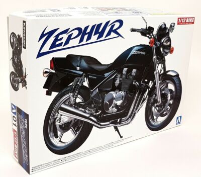 Kit maquette moto Aoshima 1/12 Kawasaki Zephyr ZR400C 1989 N°13