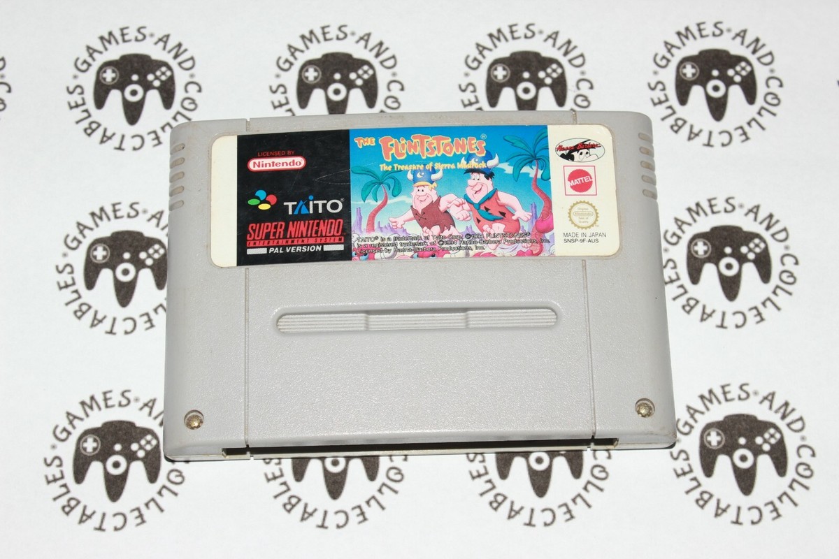 The Flintstones - The Treasure of Sierra Madrock snes The Flintstones - The Treasure of Sierra Madrock snes