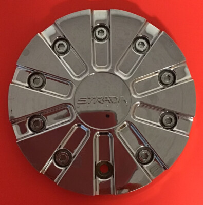 ONE USED STRADA WHEELS CHROME CUSTOM WHEEL CENTER CAP PD-CAPSX-S10 ...