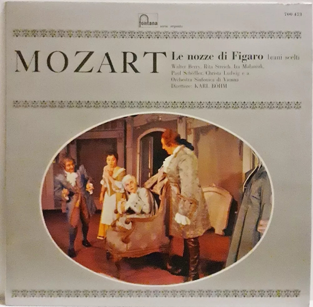 Karl Bohm - Mozart Le Nozze di Figaro Brani Scelti LP Vinyl Record