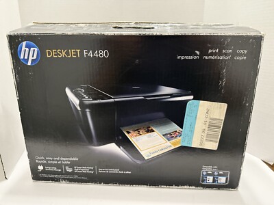 HP Deskjet F4480 All-In-One Inkjet Printer Color Copy Scanner