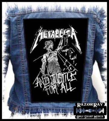 metallica vintage back patch