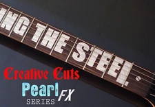 Pantera Dimebag "REINVENTING THE STEEL" MOP Fretbaord Marker GUITAR Sticker Set