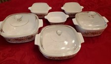 Early 1970s Vintage 11 Piece Corning "Spice of Life" casserole set with BONUS pc