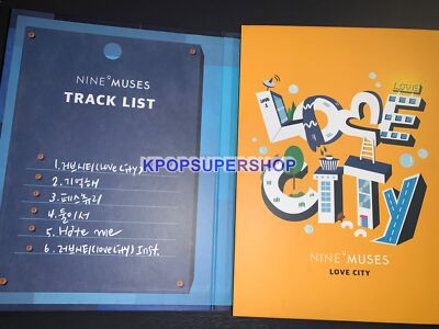 Nine Muses Mini Album Diary Part 3 Love City CD Keumjo Photocard