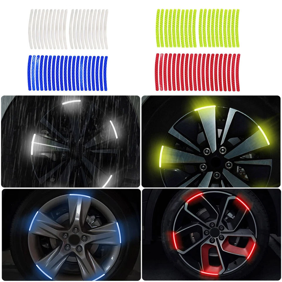 20x Cinta adhesiva reflectante para accesorios de coche para accesorios de coche Foto 3 de 4