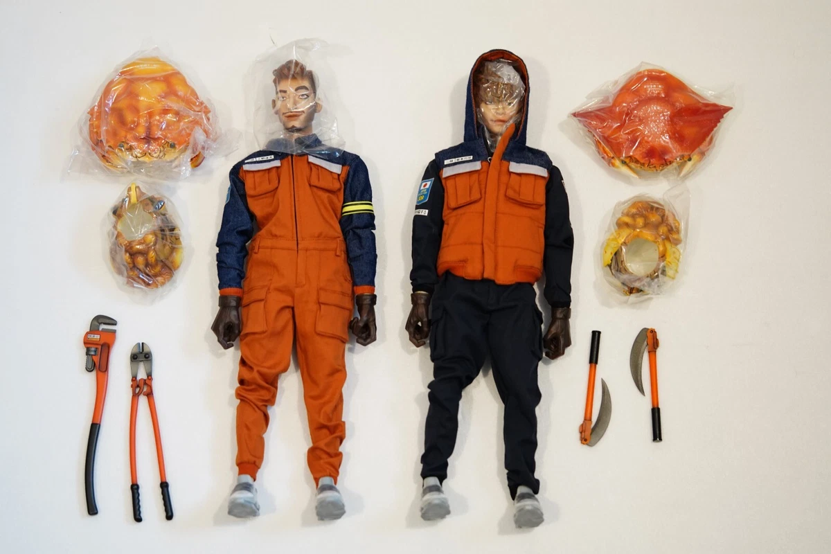 Loose BLACK 13 PARK B13 Crab brothers 2 Figure Set. Limited