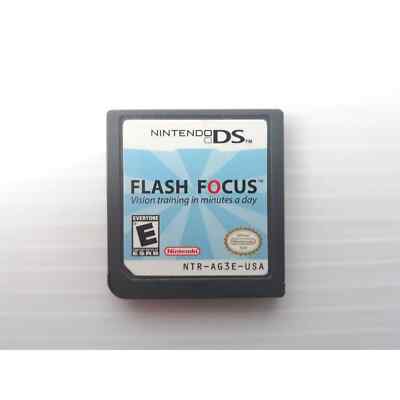 Flash Focus: Vision Training in Minutes a Day! Authentic Nintendo DS Video Game
