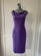 Pretty Kitty 40’s Bodycon Sleeveless Hollywood Wiggle Dress Purple. Size 12.