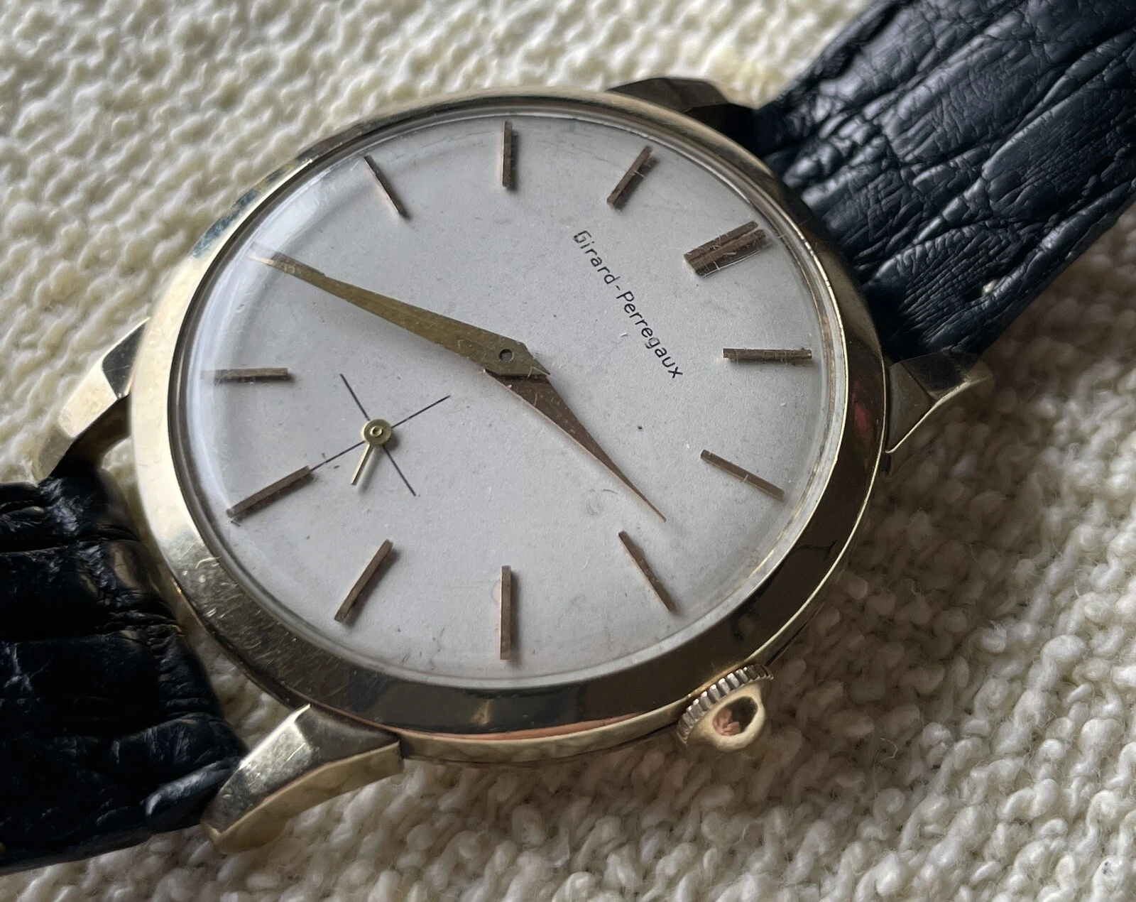 Girard Perregaux — Vintage Girard Perregaux stem wind wristwatch, original dial, excellent