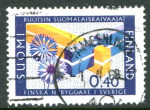 Finland Stamp Scott #447 Finnish Settlers in Sweden 1967
