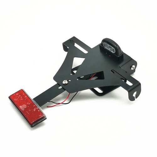 Motorcycle Fender LED Taillight Rear Light License Plate Bracket Lamp Cafe Racer - Picture 6 of 6