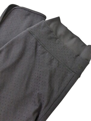 Lululemon Straight To Class Pant Womens 6 Black Luon 7/8 Length Athleisure