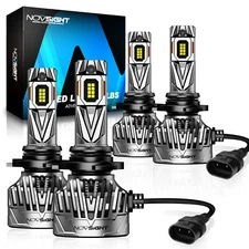 NOVSIGHT 9005 9006 LED Headlight Bulbs Combo 4 60000LM 260W 6500K White Canbus