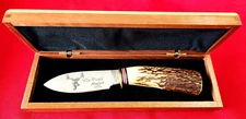 MARBLE'S USA 1999 DROP POINT sambar stag 343/500 PHEASANTS FOREVER "Old Rivals"