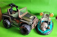 Hasbro Action Man Armoured 4x4 Jeep And  Hydro Craft Hovercraft Lot