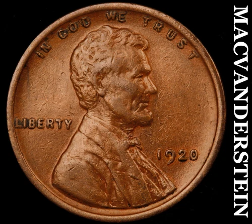1920 Lincoln Wheat Cent- Extra Fine- Better Date No Reserve #J3187