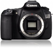 Canon EOS 60D Digital SLR Camera Body, Black EOS60D NEW