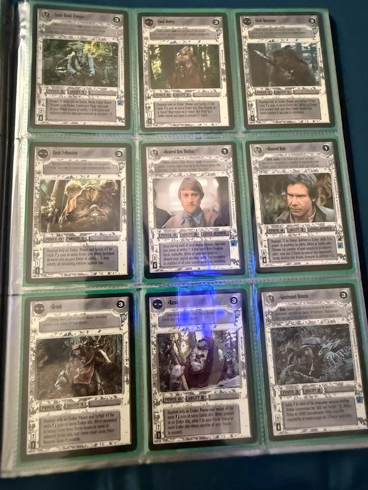 Complete Endor Set w/ All Foils [M/NM] Star Wars CCG - Image 3 of 4