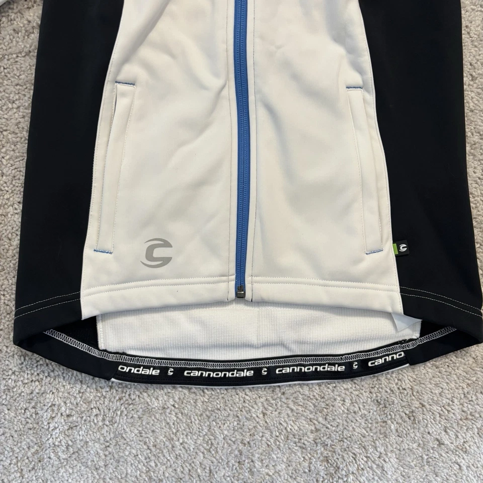Chaqueta softshell Cannondale Performance CÁLIDA blanca/negra XS Foto 4 de 4