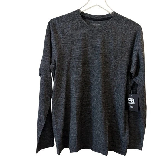 Outdoor Research Alpine Onset Merino 150 Baselayer Crew Charcoal Leggings L NWT