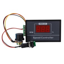 Digital PWM Speed Controller 30A Max 20A Cont. for DC Motors 6-60V Input