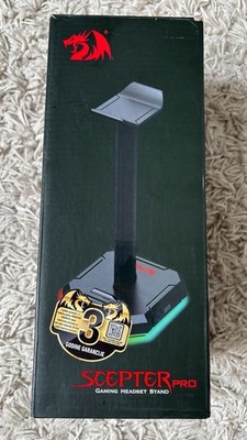 Redragon RGB Headset Ständer mit 4x USB Ports Gaming Kopfhörer Halter
