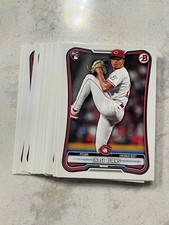 Lot (40x) CHASE BURNS Reds 2026 Bowman Baseball ALL base paper ROOKIE cards qty