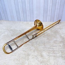 YAMAHA YSL-647 Tenor Trombone Hard Case Mouthpiece Wind Musical Instruments Gear
