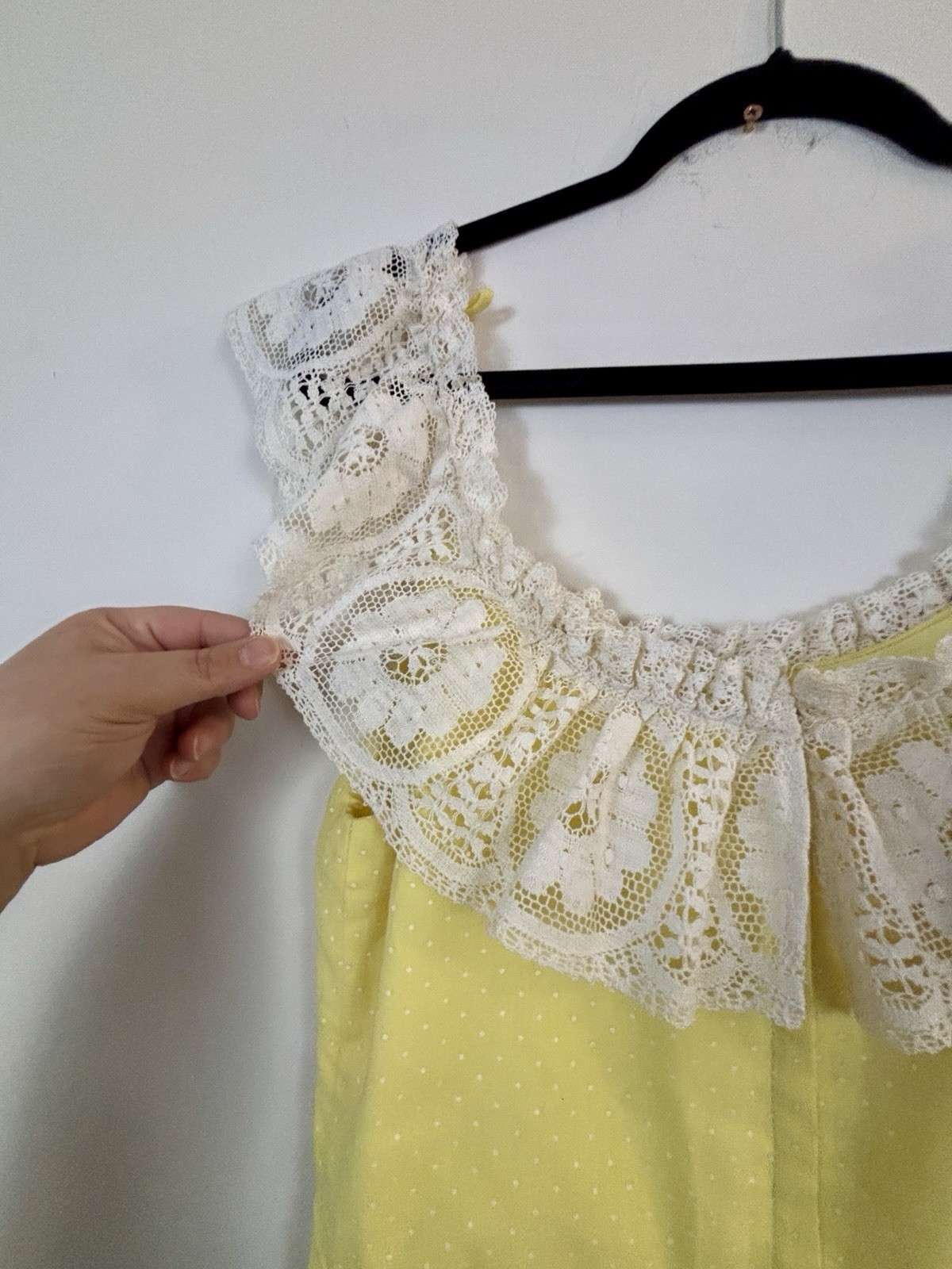 VINTAGE Flowerchild Hippie Boho GunneSax Style Ye… - image 9