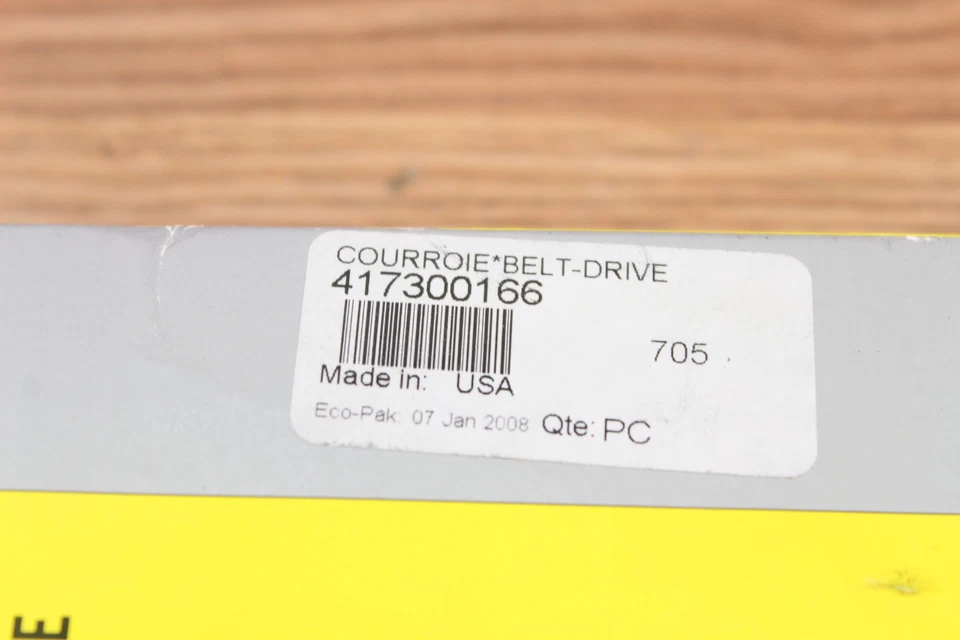 SKI-DOO SUMMIT MXZ GSX Clutch Belt NOS 417300166 Fits Many Models - Image 2 of 4