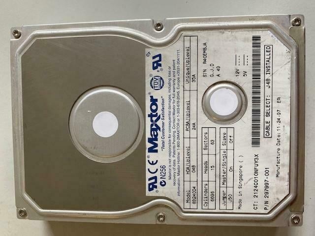 Maxtor DiamondMax 1750 IDE 3.2GB 3.5"" 5200rpm HDD ( 83240D4 297997-001 ) REF