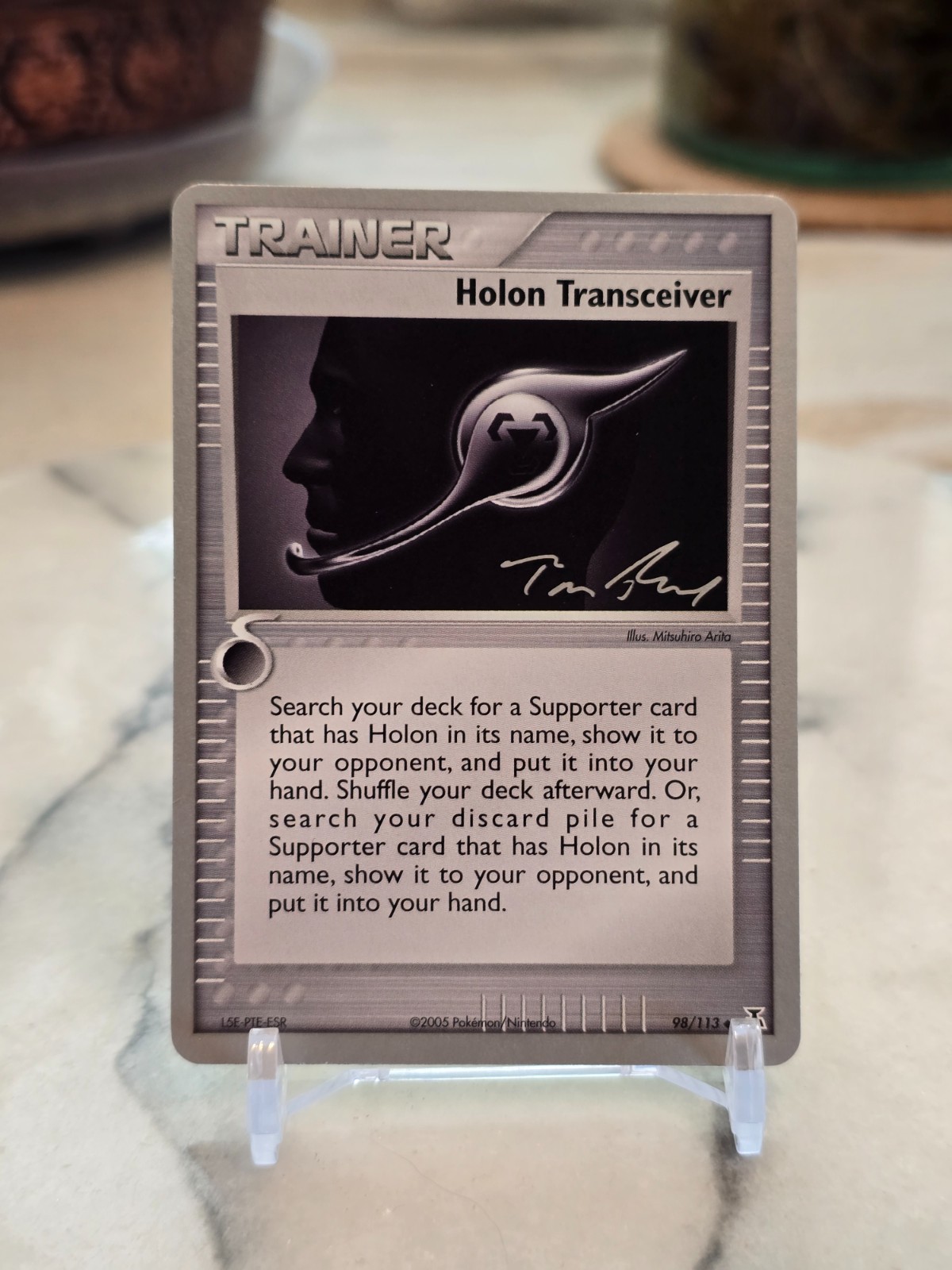 Pokemon TCG Holon Transceiver 2007(Tom Roos)98/113 World Championship Regular LP