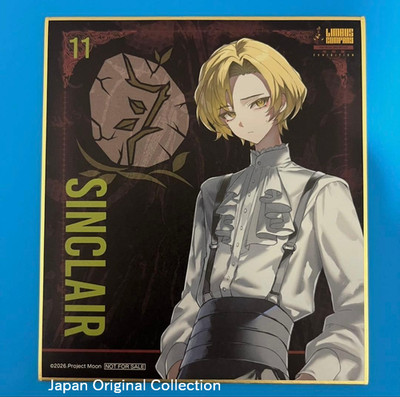 Limbus Company Exhibition Sinclair Mini Shikishi Attendee perk From Japan Rare