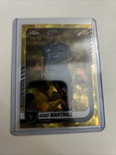 Topps Chrome-Sapphire-MLS 2025 Josef Martínez- SJ Quakes-Gold Diamonds /50