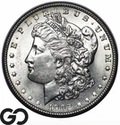 1902 Morgan Silver Dollar Coin, Gem BU++