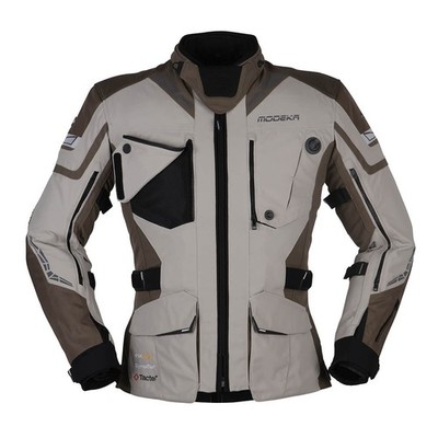 Motorcycle Modeka Panamericana II Tex Jacket Men's (Sand/Khaki) Size: M