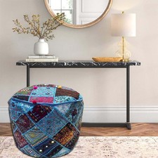 MOBILI ETNICI BANJARA 24" POUF PANCA POGGIAPIEDI POUF COPRI REGALO PER LEI