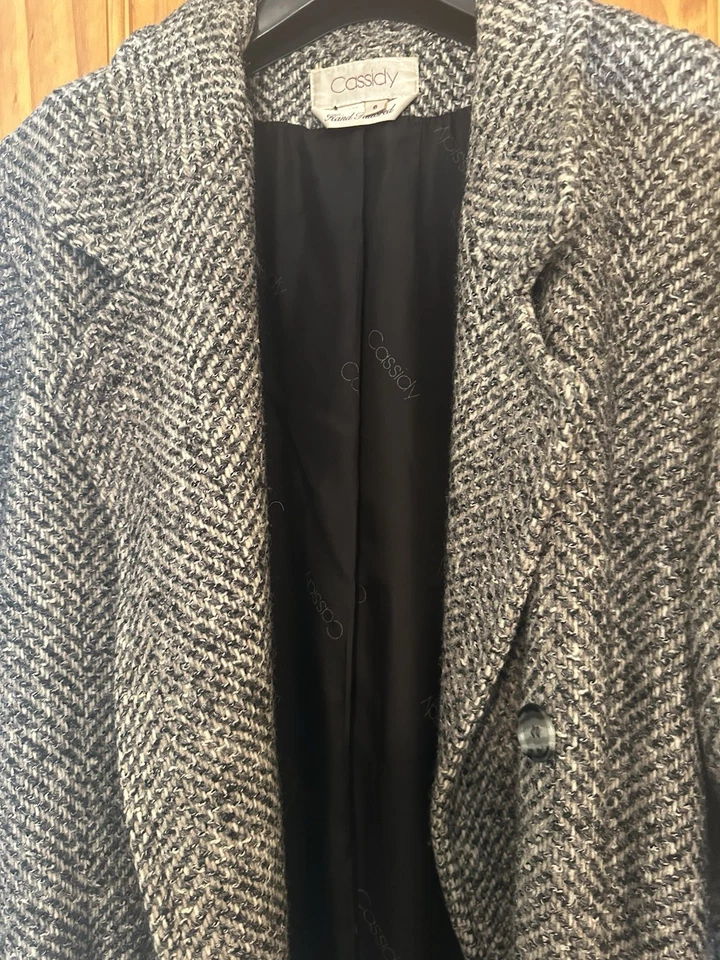 Gabardina clásica de espiga para mujer talla 6 Foto 4 de 4