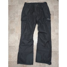 Arctix Womens Black Insulated Snow Pants Cargo Ski Snowboard Size Large Regular