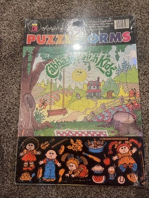 CABBAGE PATCH KIDS Vtg. 1983 Puzzleforms Colorforms / 30 Piece Puzzle New/sealed