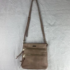 CLUCI Crossbody Beige Purse for Women, Leather Tassel 