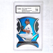 2012 Topps Chrome  Die Cut - Yu Darvish - RC # DD-YD - PGA # 2131835 GEM MINT 10