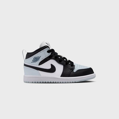 Jordan PS Jordan 1 Mid Black Aura Squadron Blue DQ8424-002 Size 13.5 Sneakers