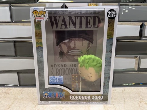 Funko Pop! One Piece Wanted Poster Roronoa Zoro Funko Shop Exclusive 2124