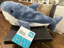 Pen & Gear Shark Pencil/ Trinket Pouch, NWT, Ocean, Summer, Stuffie, Plushie