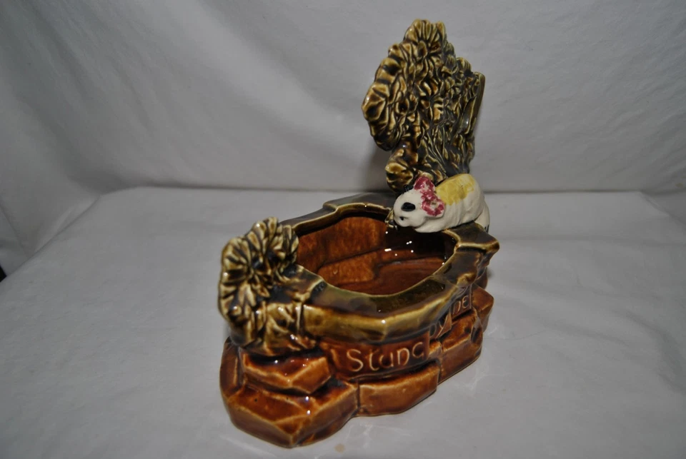 Vintage Mccoy Cat By The Well Planter - Image 2 of 4