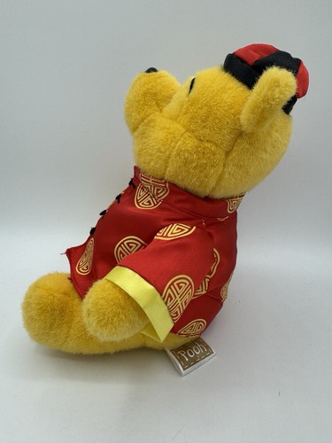 Winnie The Pooh Chinese New Year Outfit Plush Grand Smart RARE - Picture 3 of 8