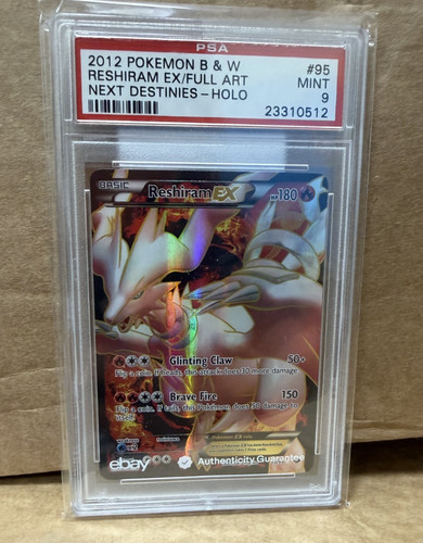 Reshiram-EX graded PSA 9 for sale on eBay